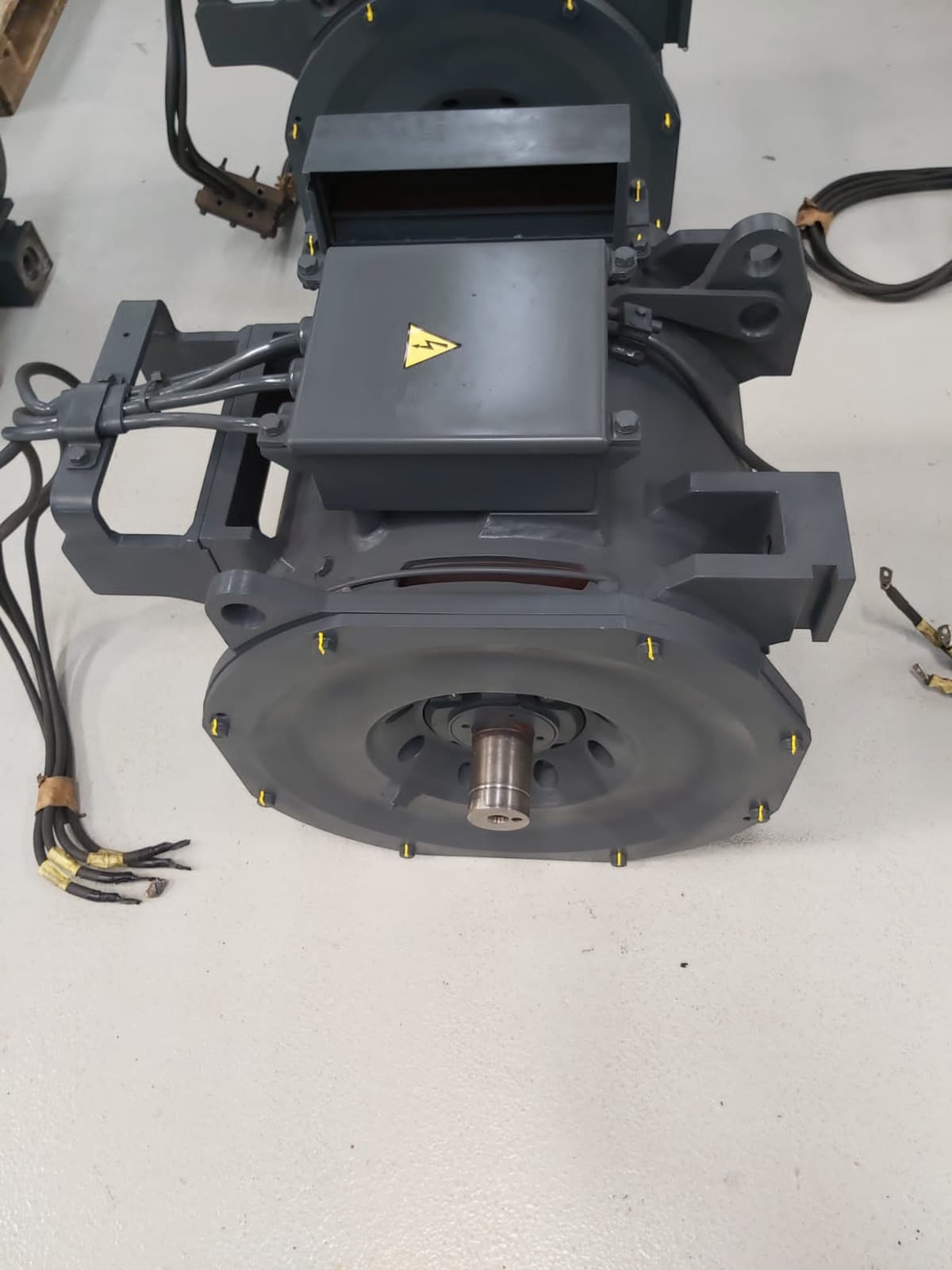 A traction motor, front view