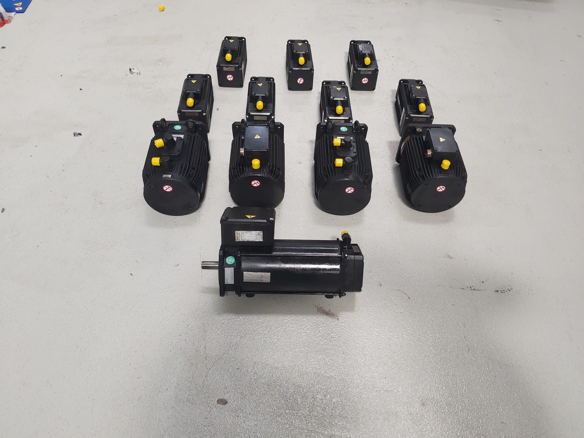 Servo motors arriving for overhaul