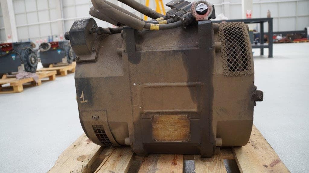 A traction motor before overhaul